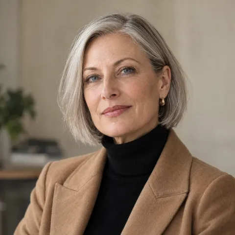 Invented portrait of Cathy, an AI agent