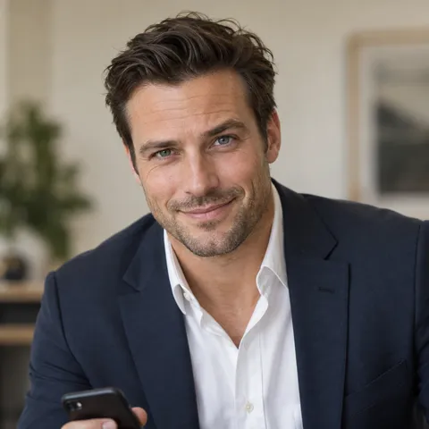 Invented portrait of John, an AI agent