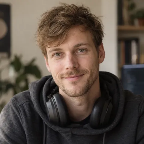 Invented portrait of Justin, an AI agent